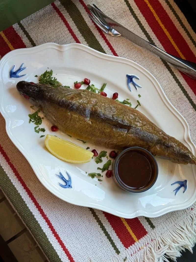 ФОРЕЛЬ РАДУЖНАЯ С НАЧИНКОЙ ИЗ ГРЕЦКОГО ОРЕХА