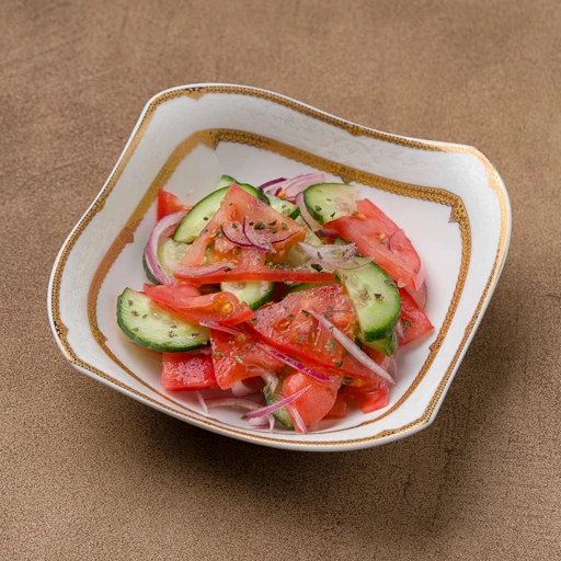 Салат к плову Ачичук с огурцом