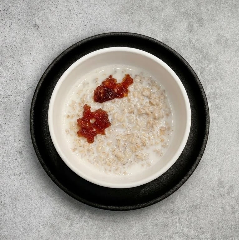 Каша овсяная с грушей