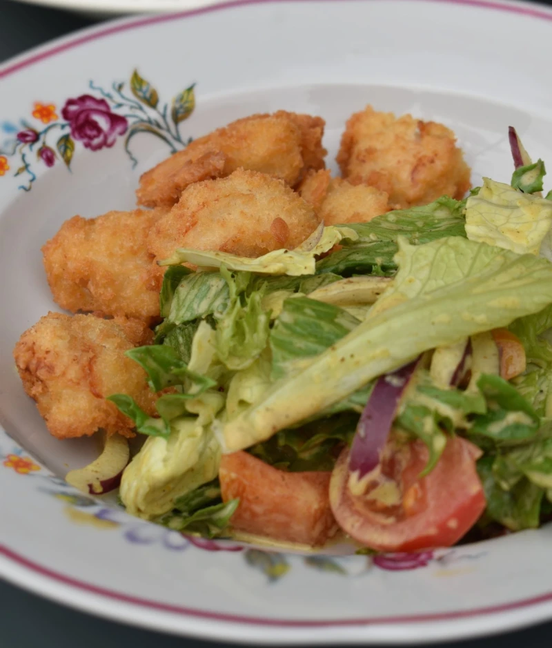 Салат карри с курицей
