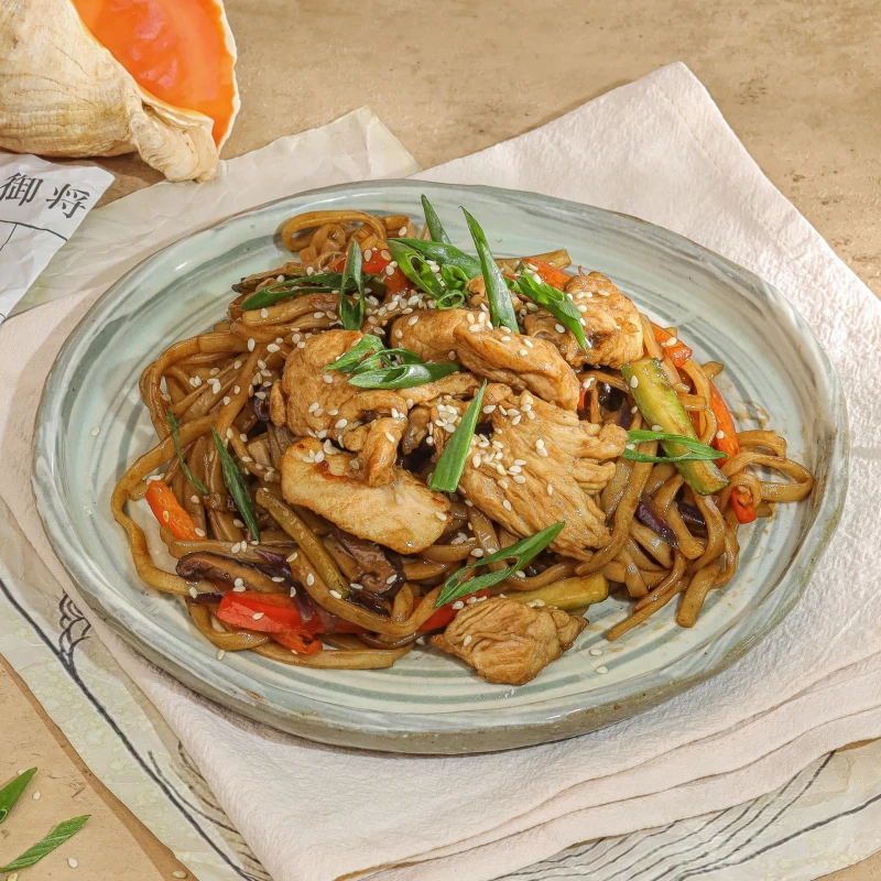 Удон с курицей